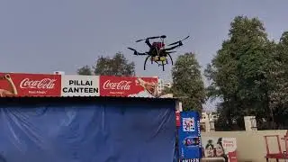 A raspberry-pi controlled Drone using MAVSDK - Basic Takeoff and Land Mission