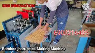 Bamboo Stick Making Machine, Bamboo jharu stick Making Machine 