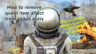 Fallout 4 How To Remove Nuka World&rsquo;s Space Suits from your inventory + unique weapon guide