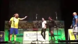 Trio de chistes Joaqu&iacute;n Betis, Comandante Lara y Toni Rodr&iacute;guez.