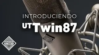 Presentamos: El micr&oacute;fono de condensador de diafragma grande de circuito doble United UT Twin87
