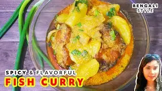 [Rui Aloo Posto] Rohu Fish Curry with Potatoes | Rui Posto | Bengali Fish Curry