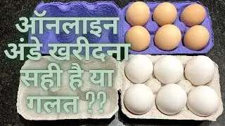 ऑनलाइन अंडे खरीदना सही या गलत ?? |Purchasing Brown & White Eggs Online On Flipkart