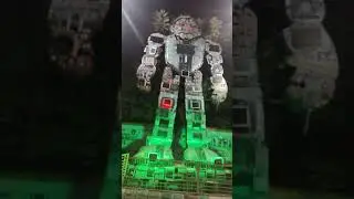 Bharampur it part made unique robot statue
