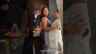 Ulka Gupta Surprises Sumbul Touqeer On Kavya Serial Set #shorts