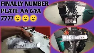 high security || 👍🏻 paid number Plate price💸💸 15000?? install❤️ my bike 🥰