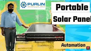 Portable Solar Panel Automation Using Linear Actuators | Purlin Automation