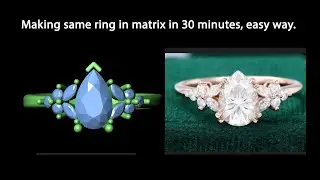 Making same ring in matrix rhino in just 30 minutes easy way.