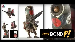 Figurka robota model ARMSTRONG 1G Gerry - World War Robot - ThreeA 3A skala1/12 - World War Robot