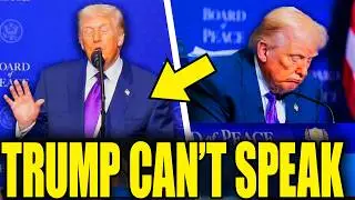 Trump Forgets His Presidency Then Falls Asleep As World Disturbed