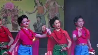 ระบำนางกอย โดย โรงเรียนทองผาภูมิวิทยา  มหกรรมศิลปวัฒนธรรมไทย น้อมอาลัยแม่ของแผ่นดิน บัณฑิตพัฒนศิลป์ฯ