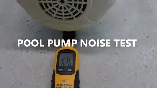 Variable Speed Pump Noise Test
