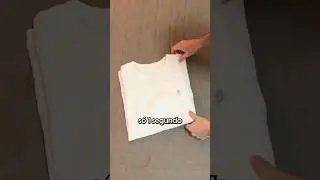 como dobrar camiseta em 1 segundo