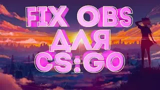 FIX OBS ДЛЯ ЗАХВАТА CS:GO