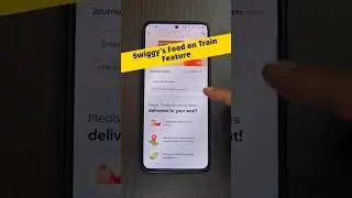 Swiggy's new Food on Train Feature | Good news for travellers