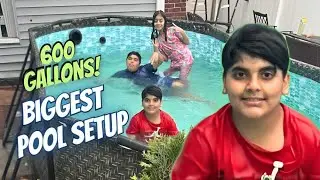 We Set Up a 600-Gallon Backyard Pool &ndash; Best Summer Bath at Home
