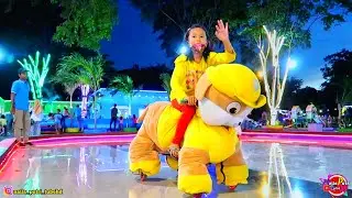 Taman RAINBOW ALAMANDA Kece banget - NAILA jadi Betah bermain dan selfie
