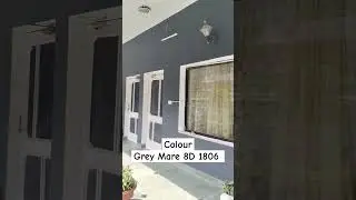 Best Exterior paint Shade || white and grey combination Exterior paint