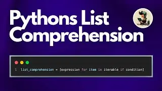 Python for Beginners - How to use LIST COMPREHENSION