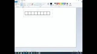 Vẽ h&igrave;nh b&agrave;n cờ vua tr&ecirc;n MS Paint