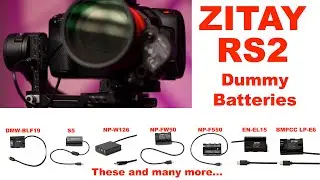 Zitay RS2 Dummy Batteries: Power cameras from the gimbal!!
