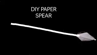 HOW TO MAKE A PAPER SPEAR | PAPER SPEAR | EASY | @I LOVE YOU CRAFTS