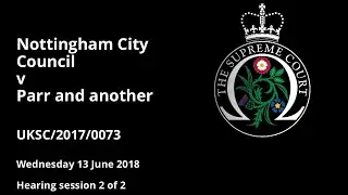 Nottingham City Council v Parr and another