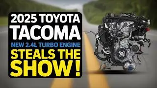 Toyota Tacoma 2025 года с новым 2,4-литровым турбодвигателем затмевает всех!
