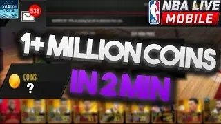 Making 1 MILLION Coins in 2 MINUTES!! Insane Profit!! NBA Live Mobile