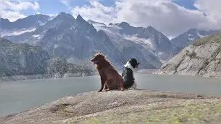 09.08.21 10 Diga Albigna, Stausee, H&uuml;tte, Gletscher und ein GPS versenkt.