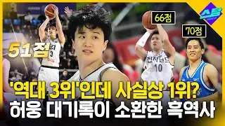 3점 14개!! 허웅 대기록 세운 날 소환된 22년 전 흑역사