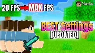 How to get MAX FPS in 3 Easy Steps! | Bloxd.io