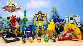 All DX No 1 Sentai Gozyuger Gattai Dx Tega Sword Form ゴジュウジャー Stop Motion Transform
