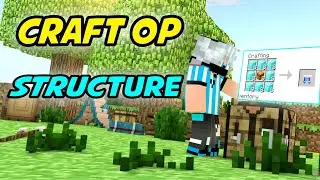 MINECRAFT BUT I CAN CRAFT NEW OP STRUCTURES MOD DOWNLOD || POCKET EDITION