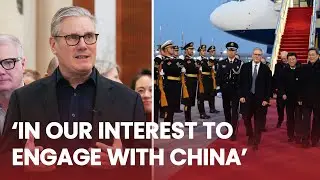 ‘Huge opportunities’ | Starmer lands in China for crucial TRADE TALKS with Xi Jinping