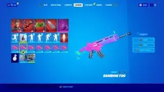 Fortnite *New* *Exclusive* Rainbow Fog Wrap (House Party exclusive)