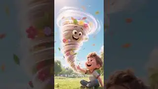 Tiny Tornado#aistory#aicartoon #animatedstory#kidsstory#aianimation#cutestory#storytime#shorts ️
