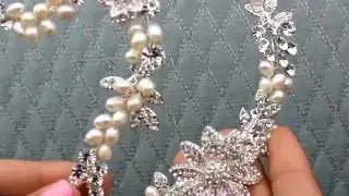 Rhinestone Wire Bridal Hair Clip from Hair Comes the Bride