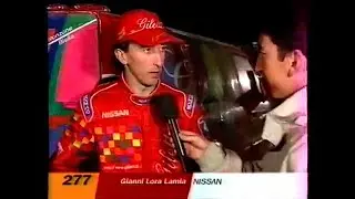 Paris-Dakar-Cairo 2000 Gérard Holtz Interviews Gianni Lora Lamia for France 2/3 Bivouac  Broadcast