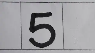 1 to 10 English numeric letter | English Numbers Writing | Handwriting practice #HandwritingLearning