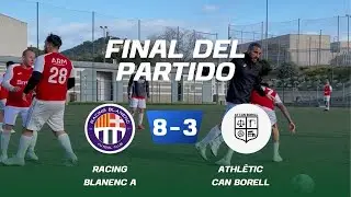 Racing Blanenc A vs Athlètic Can Borell. Parte 1.