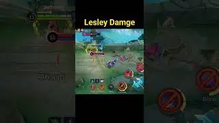 Lesley Damage 💀 #mobilelegends #mlbb #moba #shorts #shortvideos #youtubeshorts #lesley