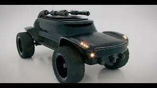 Car music animation \ 3d model motion graphic \ Vray