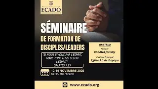 SÉMINAIRE : Sous-thème I : Vivre selon l'Esprit et marcher selon l'Esprit. Quelle compréhension?