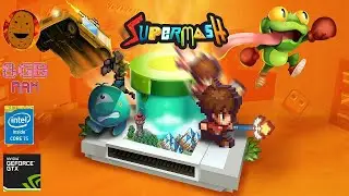 SuperMash Steam Release Gameplay - Perfect game for low end PC