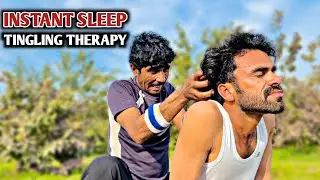 Deep Calm ASMR Head & Back Massage by Sajju Master | Strong Touch for Better Sleep & Relax