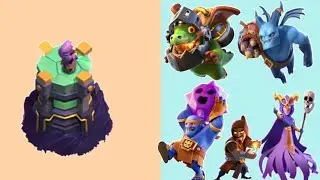 Max Wizard Tower Vs Max Super Troops - Clash of clans