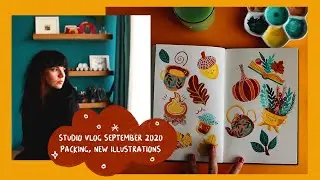 STUDIO VLOG SEPTEMBER 2020 | PACKING PATREON REWARDS, PAINTING AND NEW IKEA FURNITURE