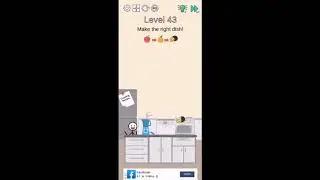 Brain challenge level 43 solution or walkthrough