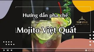 Bài 55 (Mojito): Cách làm Mojito Việt quất mát lạnh giải nhiệt mùa hè
